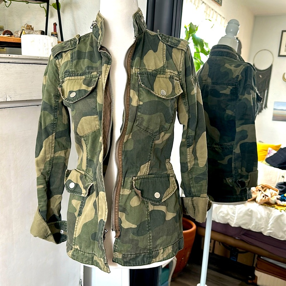 Abercrombie & Fitch Camouflage Military Jacket